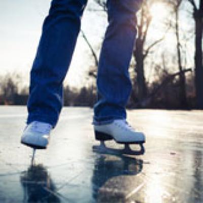 Ice skating