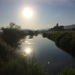 Le Doubs...bucolique au sortir des gorges d'Entreroches