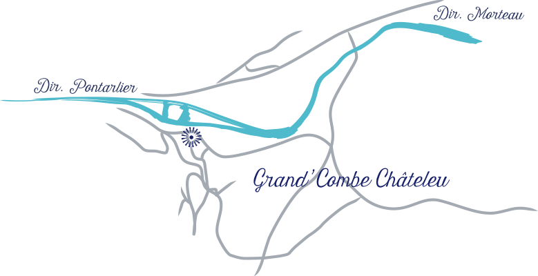 Map de grand combe chateleu
