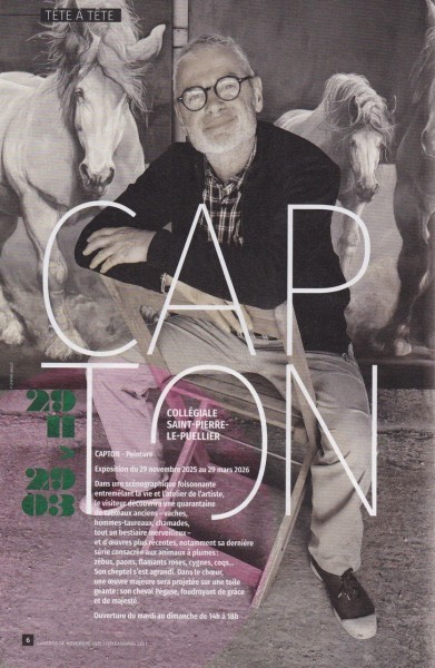 CAPTON s'expose à la Collégiale Saint Pierre Le Puellier à Orléans